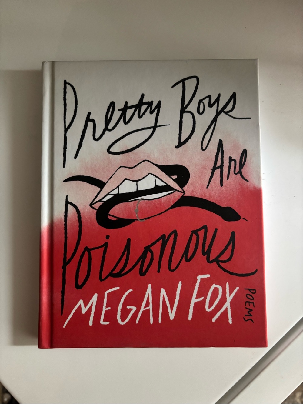 Pretty Boys Are Poisonous - megan fox Hardcover Poetry Book